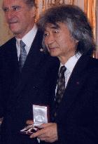 Austria awards Ozawa with Cross of Honor for Science and Art